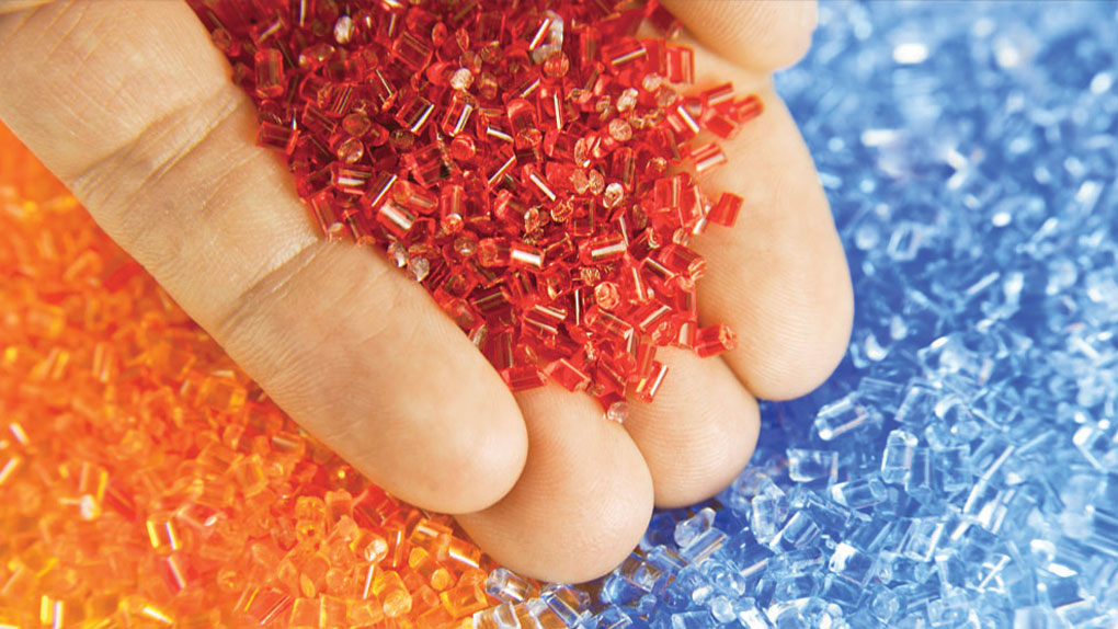 plastic polymer granules
